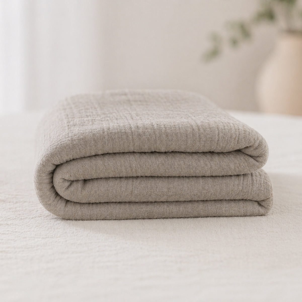 bruine hydrofiele swaddle XXL voor baby en volwassenen